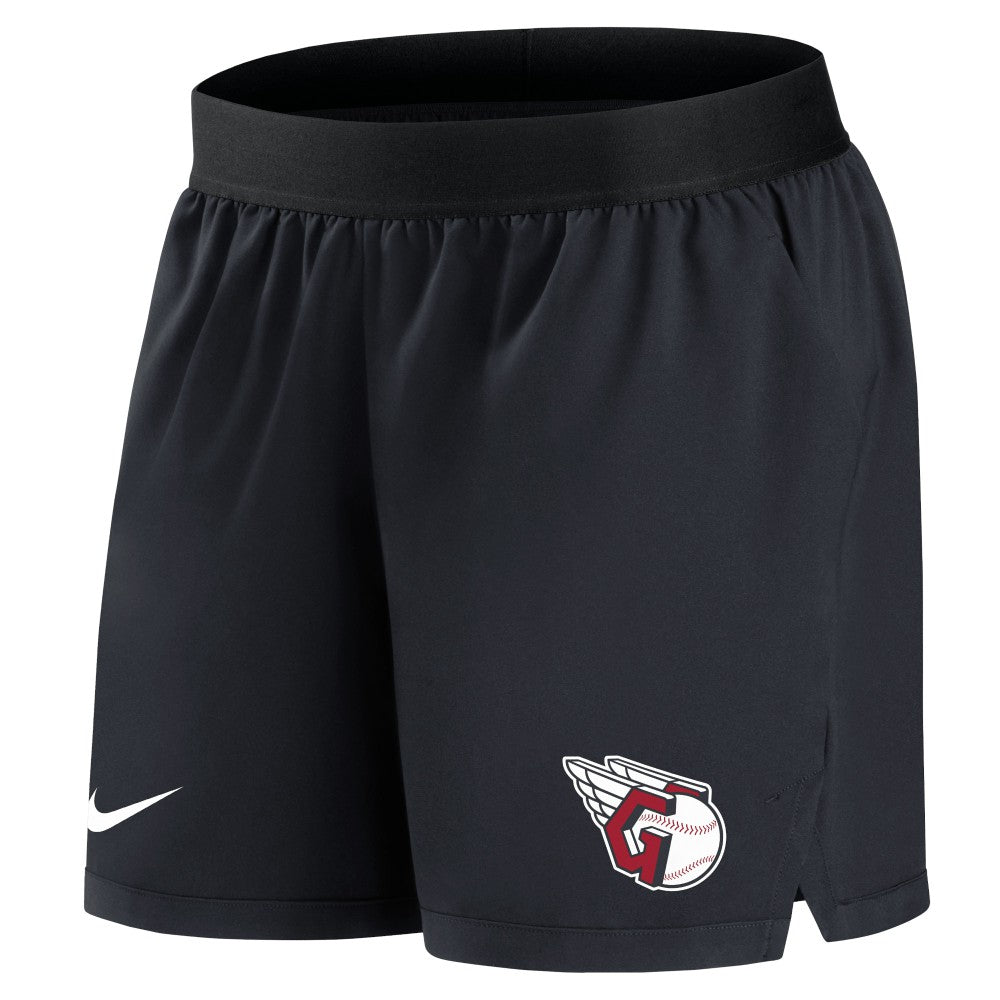 Navy Cleveland Guardians Nike Women's Authentic Collection Team Performance Shorts