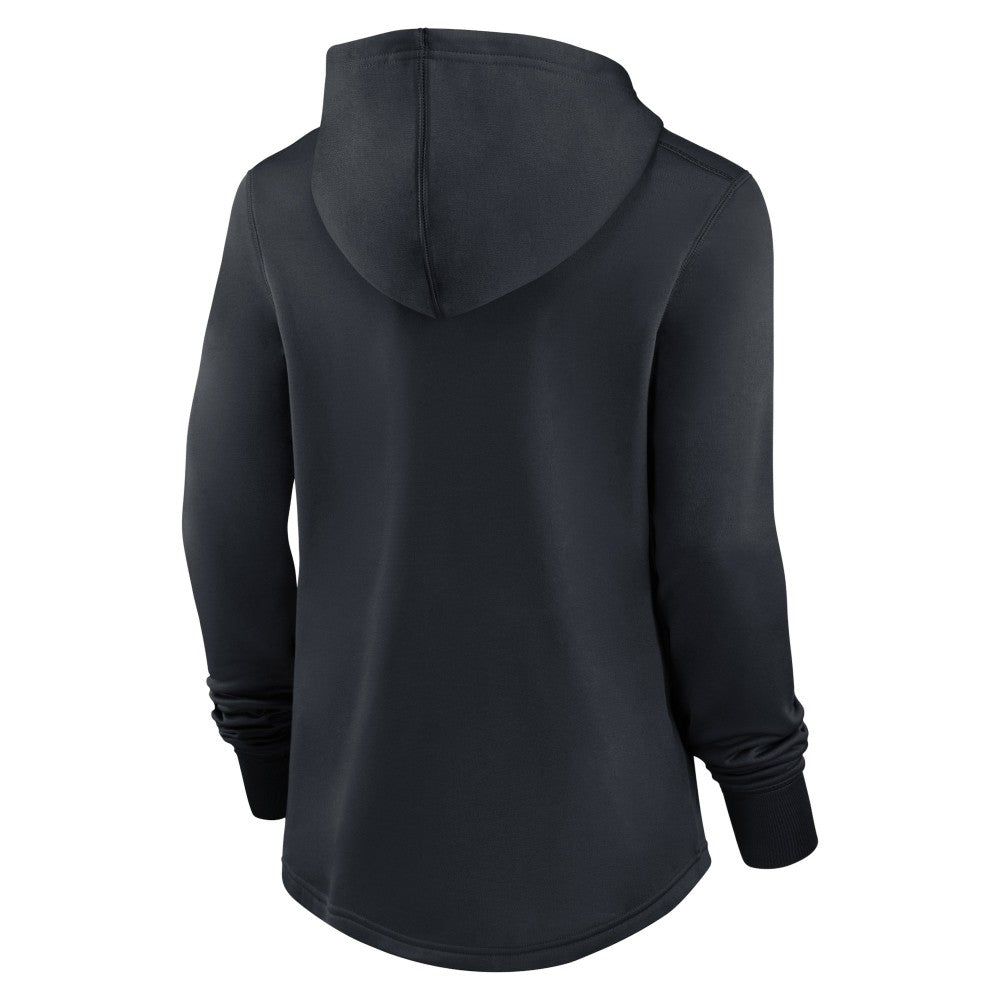 Navy Cleveland Guardians Nike Women's Authentic Collection Pregame Performance Pullover Hoodie