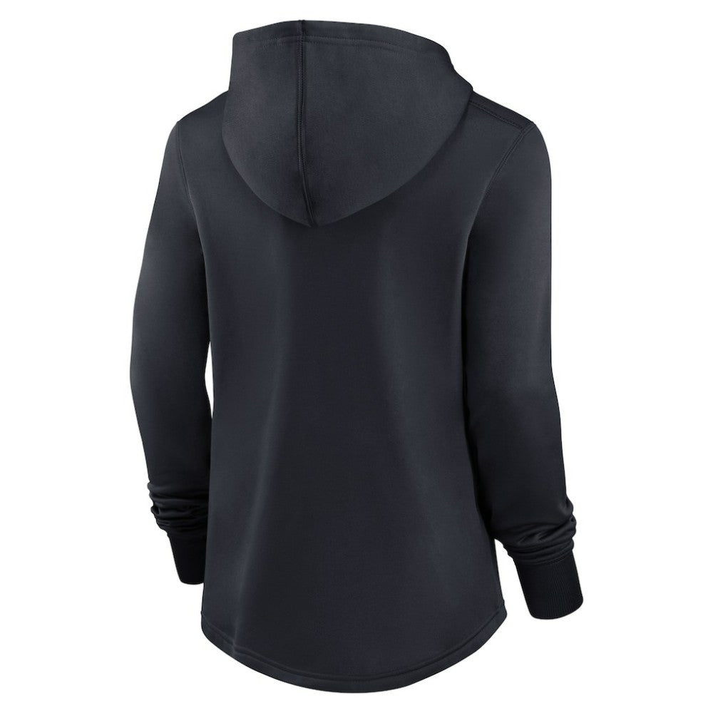 Black Minnesota Twins Nike Women's Authentic Collection Pregame Performance Pullover Hoodie