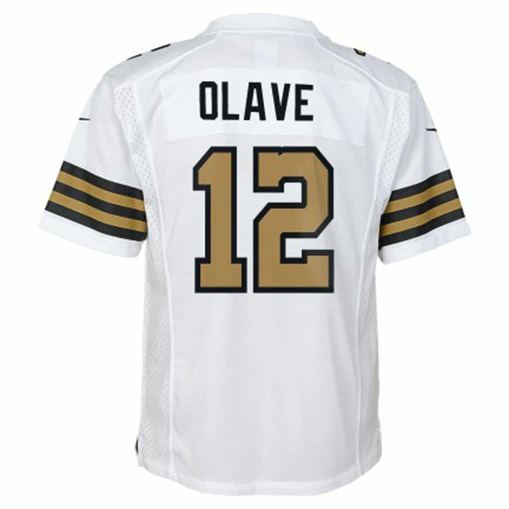 Chris Olave  Youth Game Jersey - New Orleans Saints Jerseys