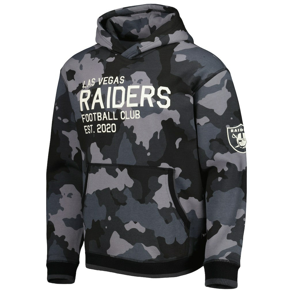 The Wild Collective Camo Pullover Hoodie - Las Vegas Raiders Hoodies