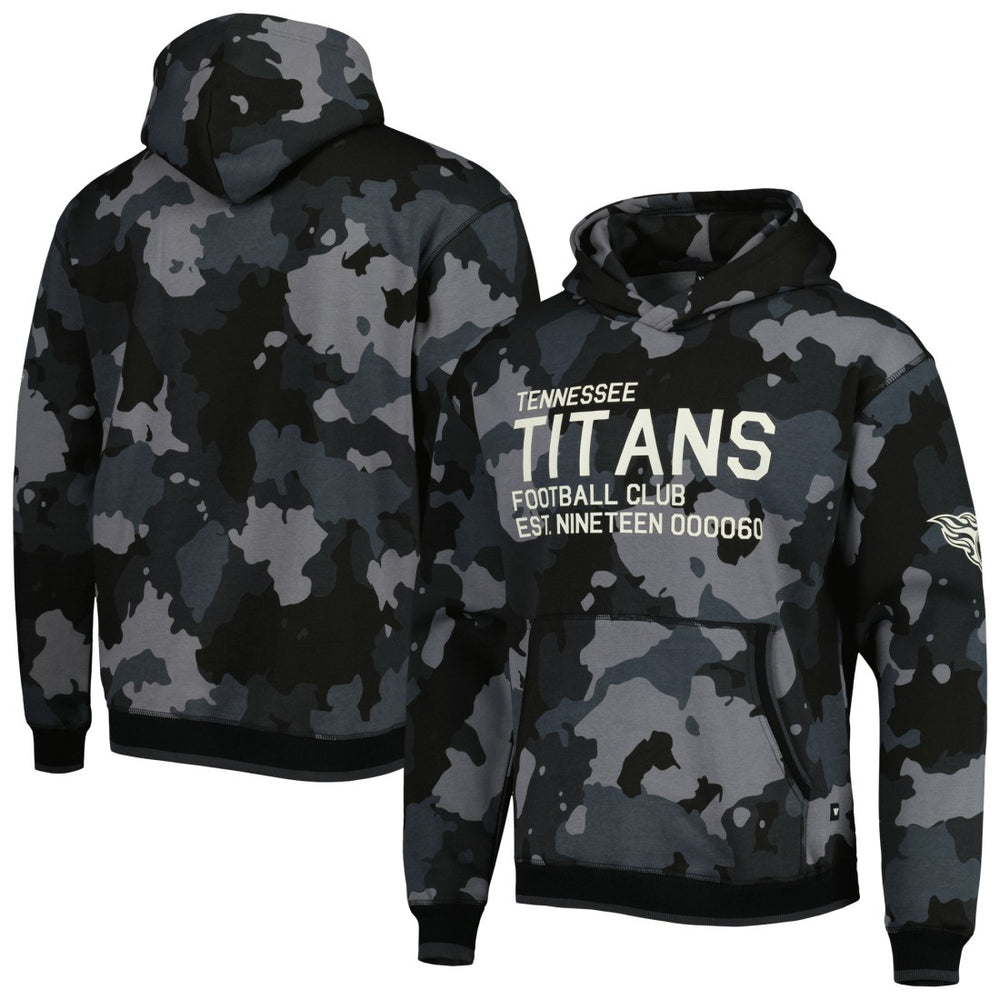 The Wild Collective Camo Pullover Hoodie - Tennessee Titans Hoodies