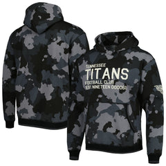 The Wild Collective Camo Pullover Hoodie - Tennessee Titans Hoodies
