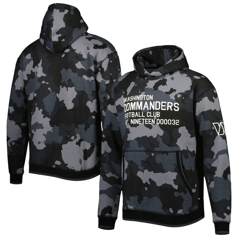 The Wild Collective Camo Pullover Hoodie - Washington Commanders Hoodies