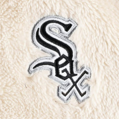 Oatmeal/Black Chicago White Sox G-III 4Her by Carl Banks Women's Shuffle It Raglan Full-Zip Hoodie