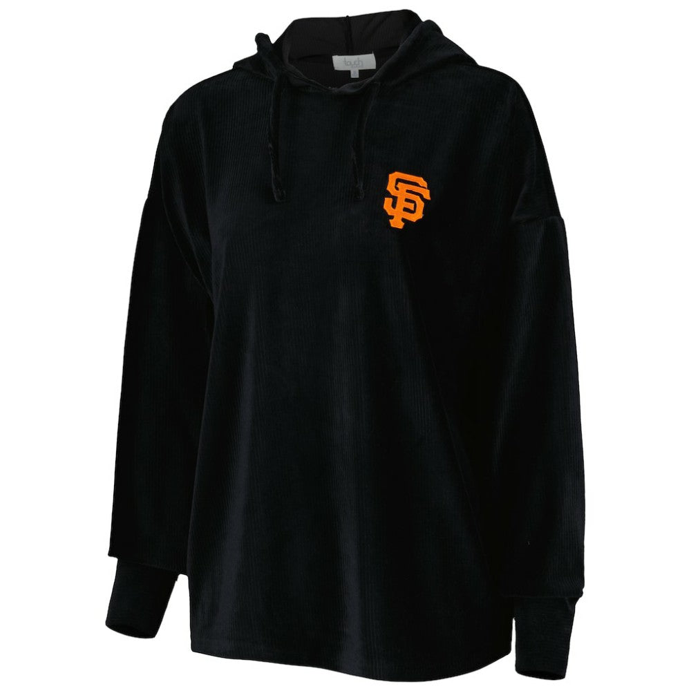 Black San Francisco Giants Touch Women's End Line Pullover Hoodie