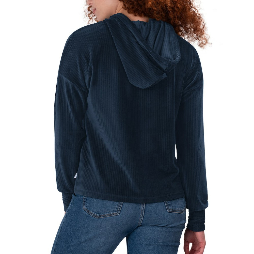 Navy Houston Astros Touch Women's End Line Pullover Hoodie