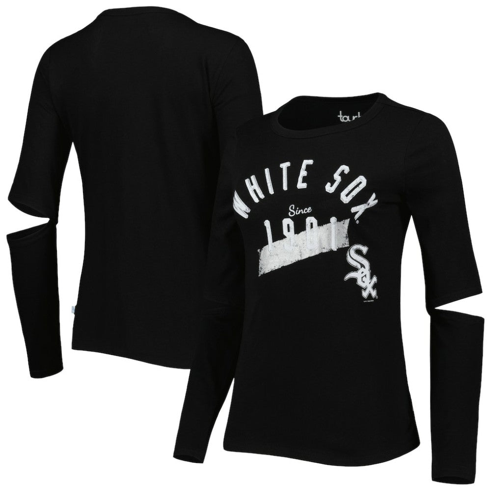 Black Chicago White Sox Touch Women's Formation Long Sleeve T-Shirt