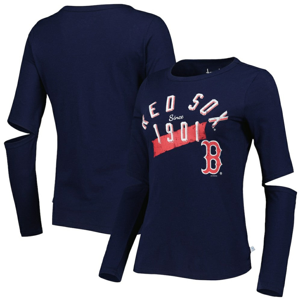 Navy Boston Red Sox Touch Women's Formation Long Sleeve T-Shirt