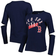 Navy Boston Red Sox Touch Women's Formation Long Sleeve T-Shirt