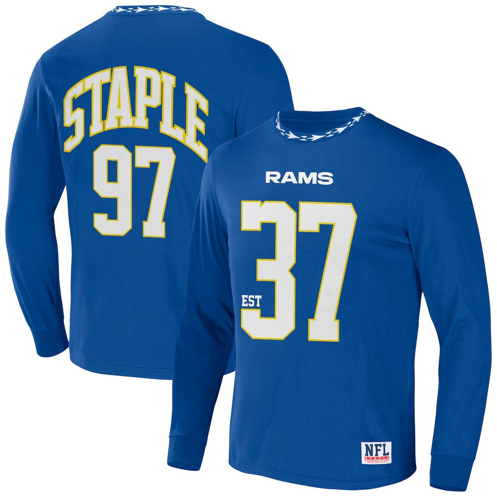NFL x Staple Core Team Long Sleeve T-Shirt - Los Angeles Rams T-shirts