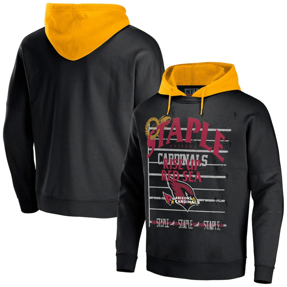NFL x Staple Throwback Vintage Wash Pullover Hoodie - Arizona Cardinals Hoodies