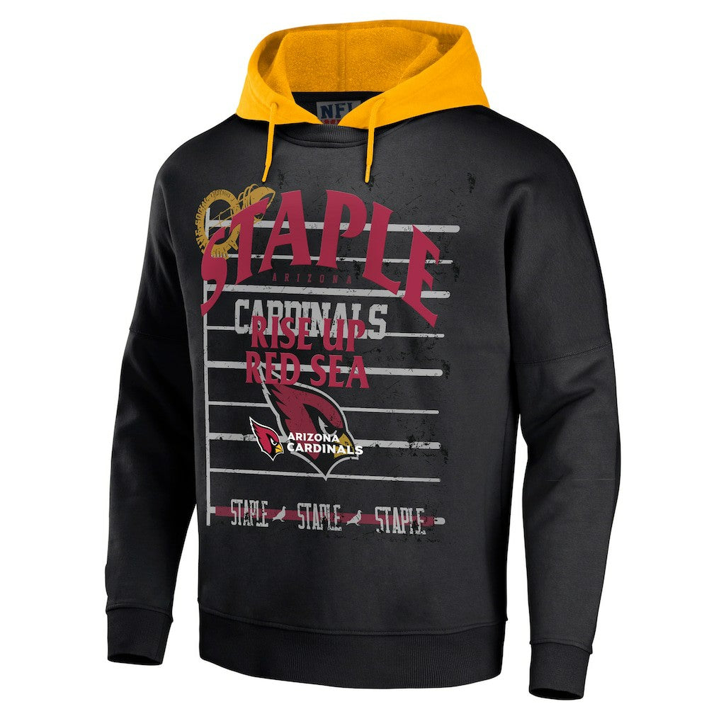 NFL x Staple Throwback Vintage Wash Pullover Hoodie - Arizona Cardinals Hoodies