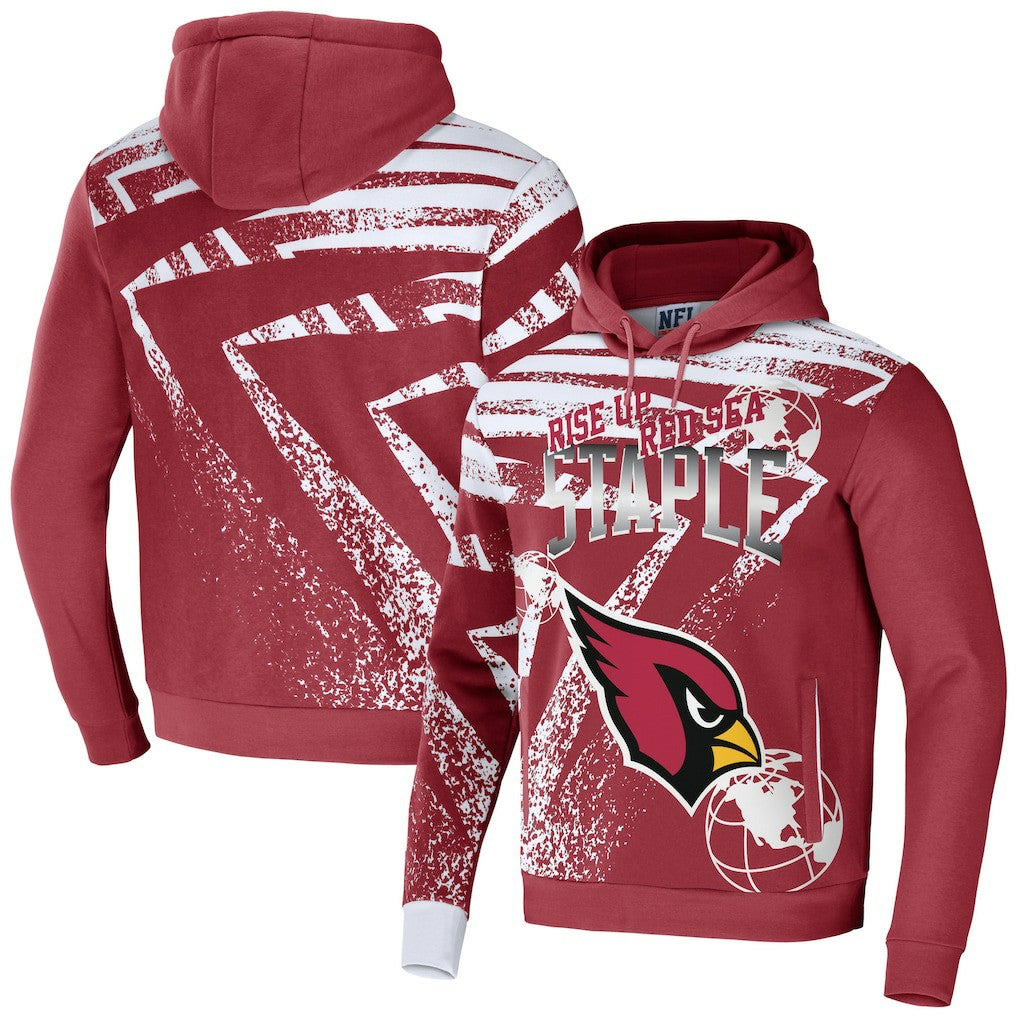 NFL x Staple All Over Print Pullover Hoodie - Arizona Cardinals Hoodies