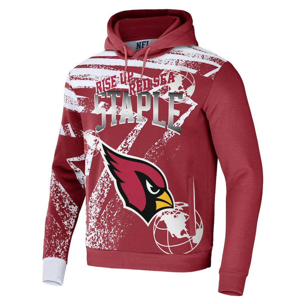 NFL x Staple All Over Print Pullover Hoodie - Arizona Cardinals Hoodies