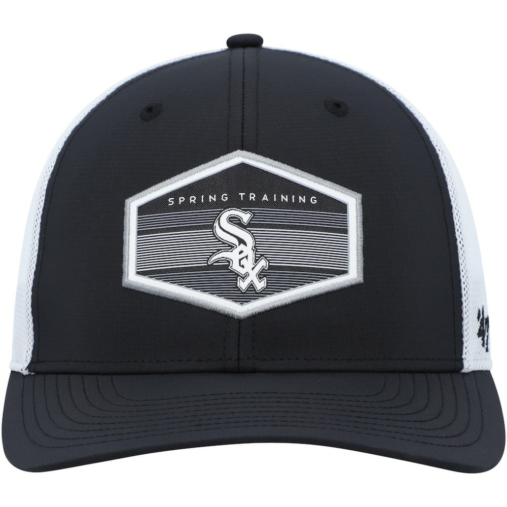 Black/White Chicago White Sox '47 Spring Training Burgess Trucker Adjustable Hat