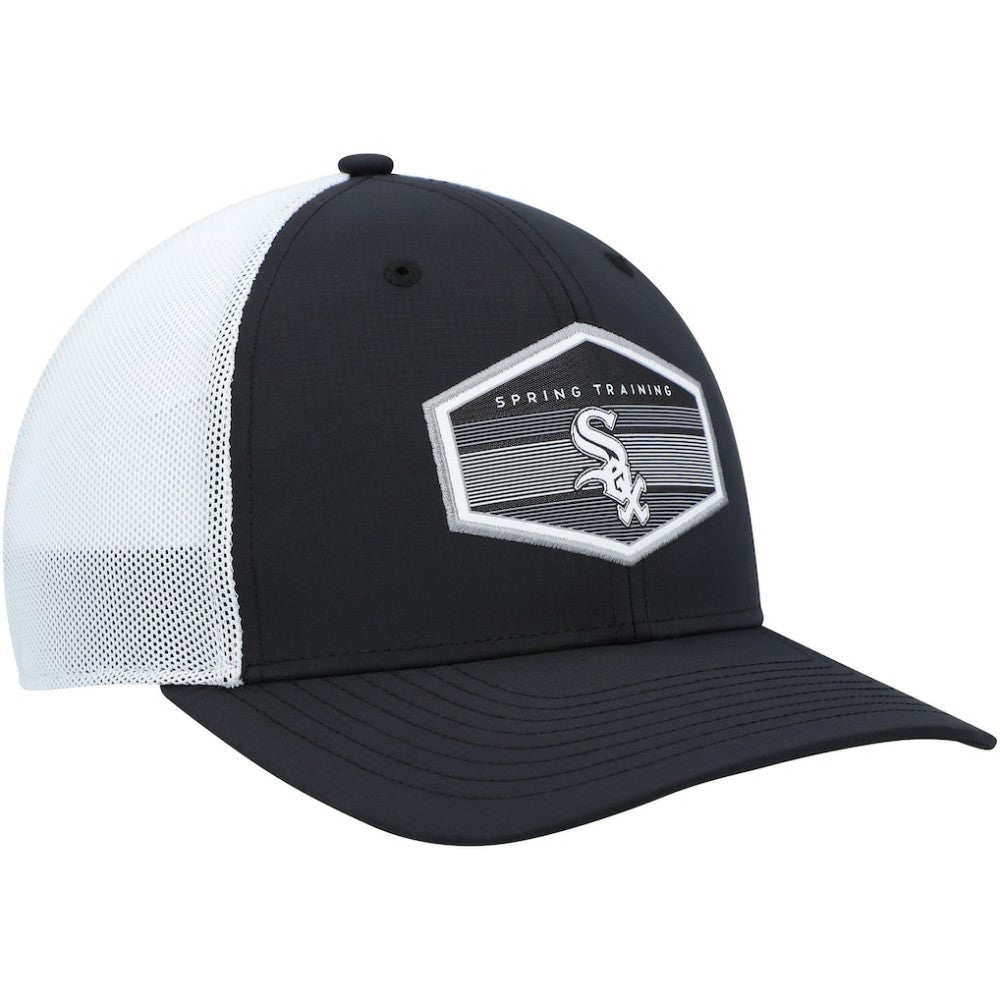 Black/White Chicago White Sox '47 Spring Training Burgess Trucker Adjustable Hat