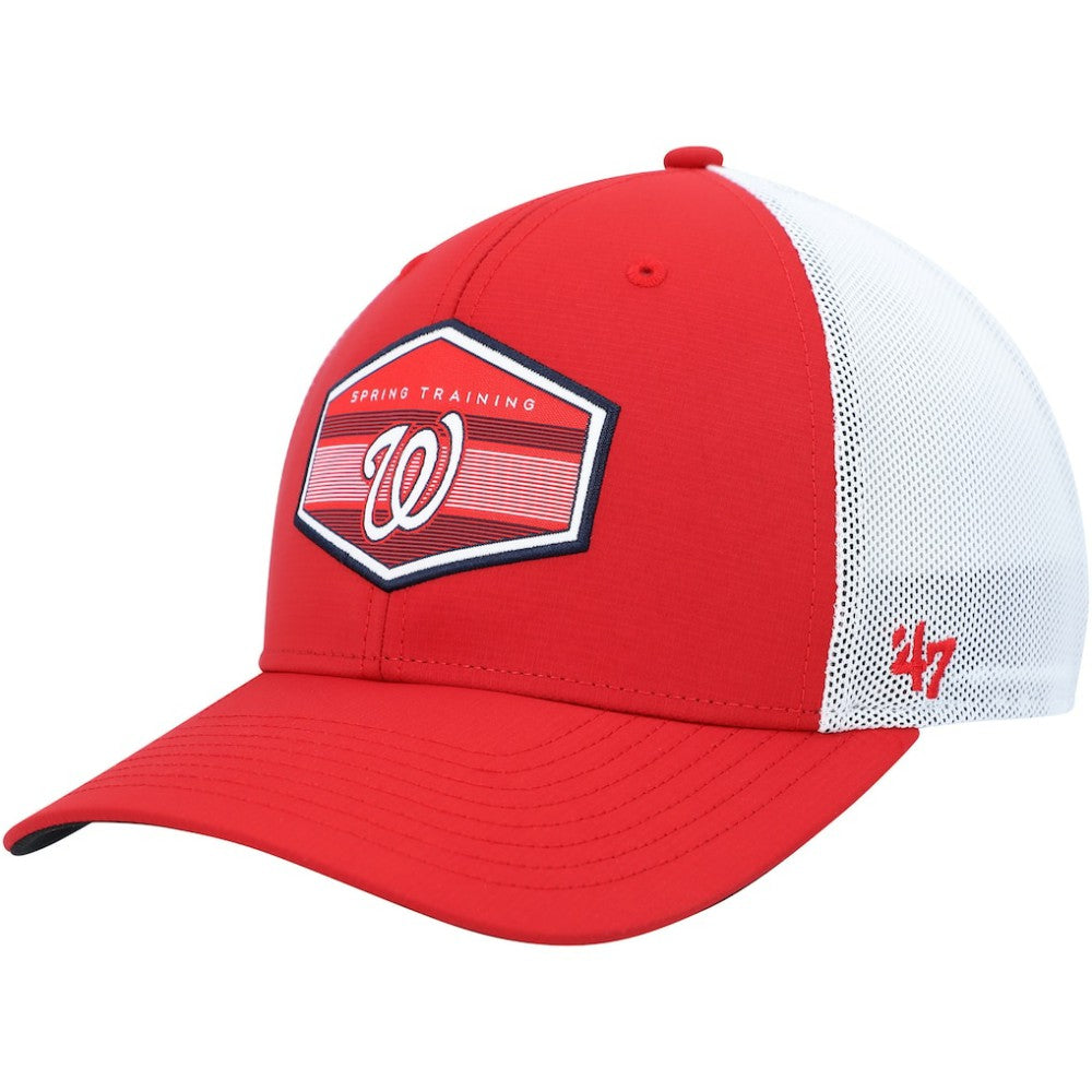 Red/White Washington Nationals '47 Spring Training Burgess Trucker Adjustable Hat