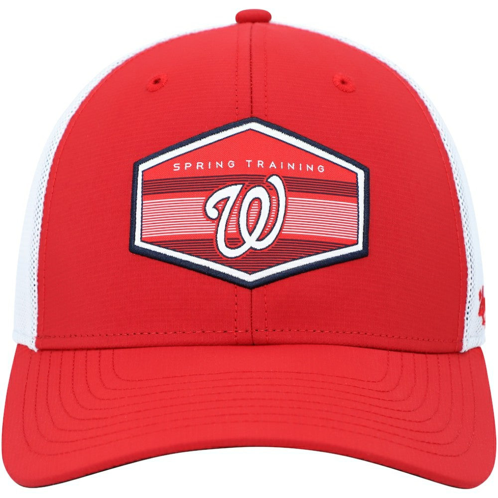 Red/White Washington Nationals '47 Spring Training Burgess Trucker Adjustable Hat