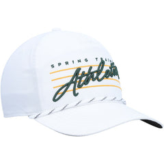 White Athletics '47 Downburst Hitch Snapback Hat