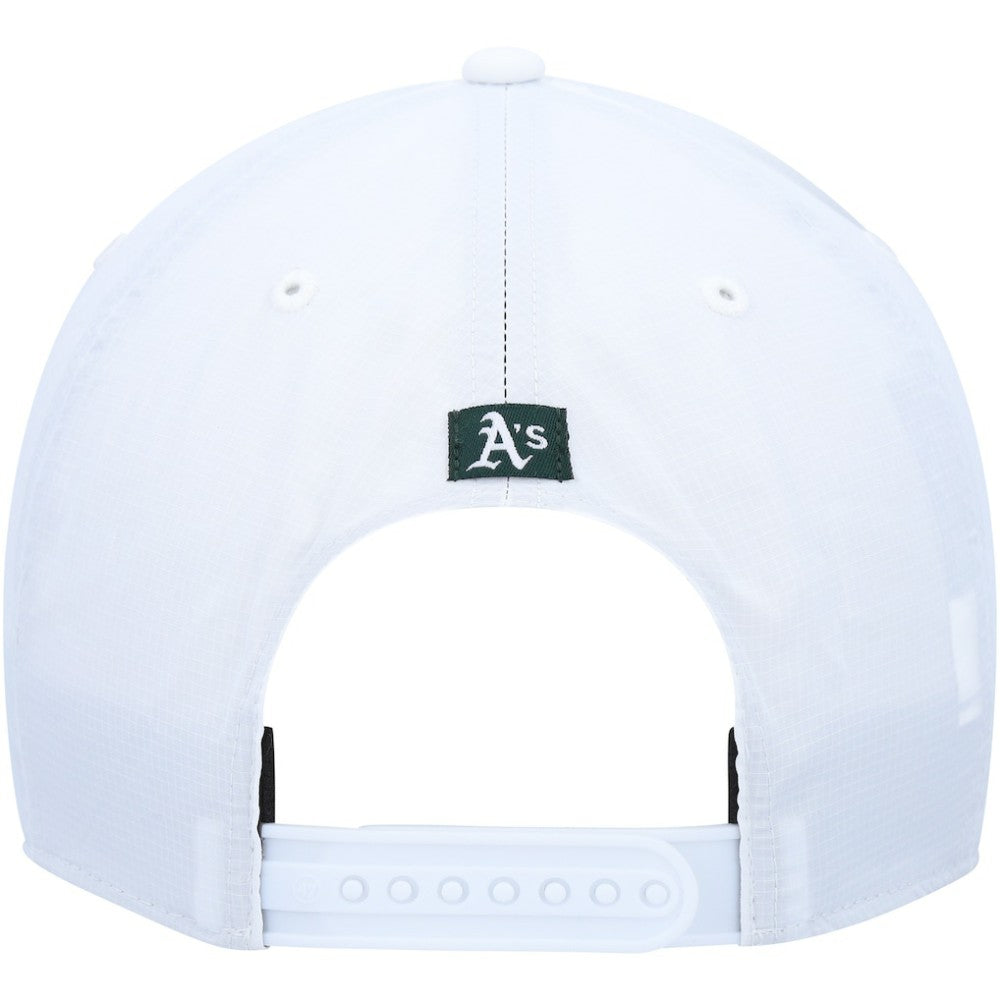 White Athletics '47 Downburst Hitch Snapback Hat