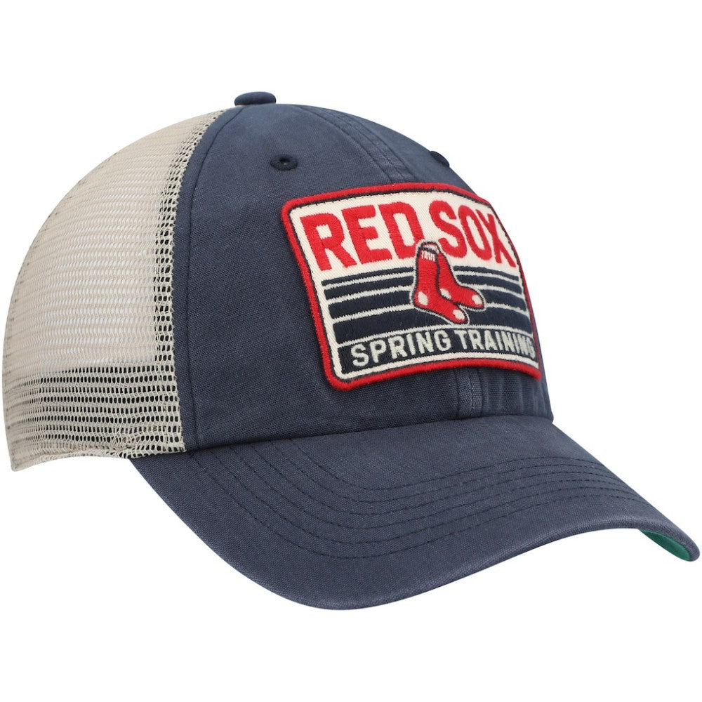 Navy/Tan Boston Red Sox '47 Four Stroke Clean Up Trucker Snapback Hat