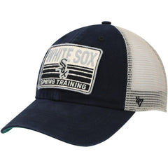 Black/Tan Chicago White Sox '47 Four Stroke Clean Up Trucker Snapback Hat