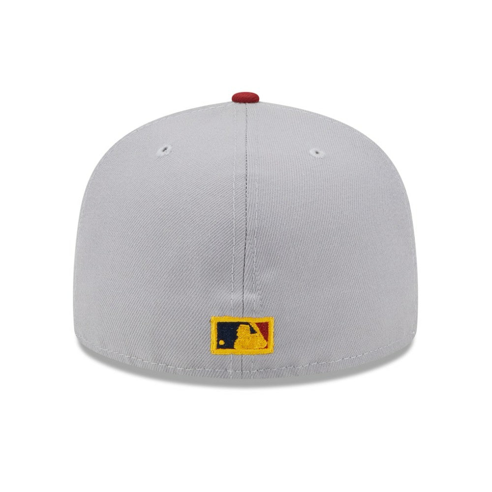 Gray/Red New York Yankees New Era World Series Champions Navy Undervisor 59FIFTY Fitted Hat