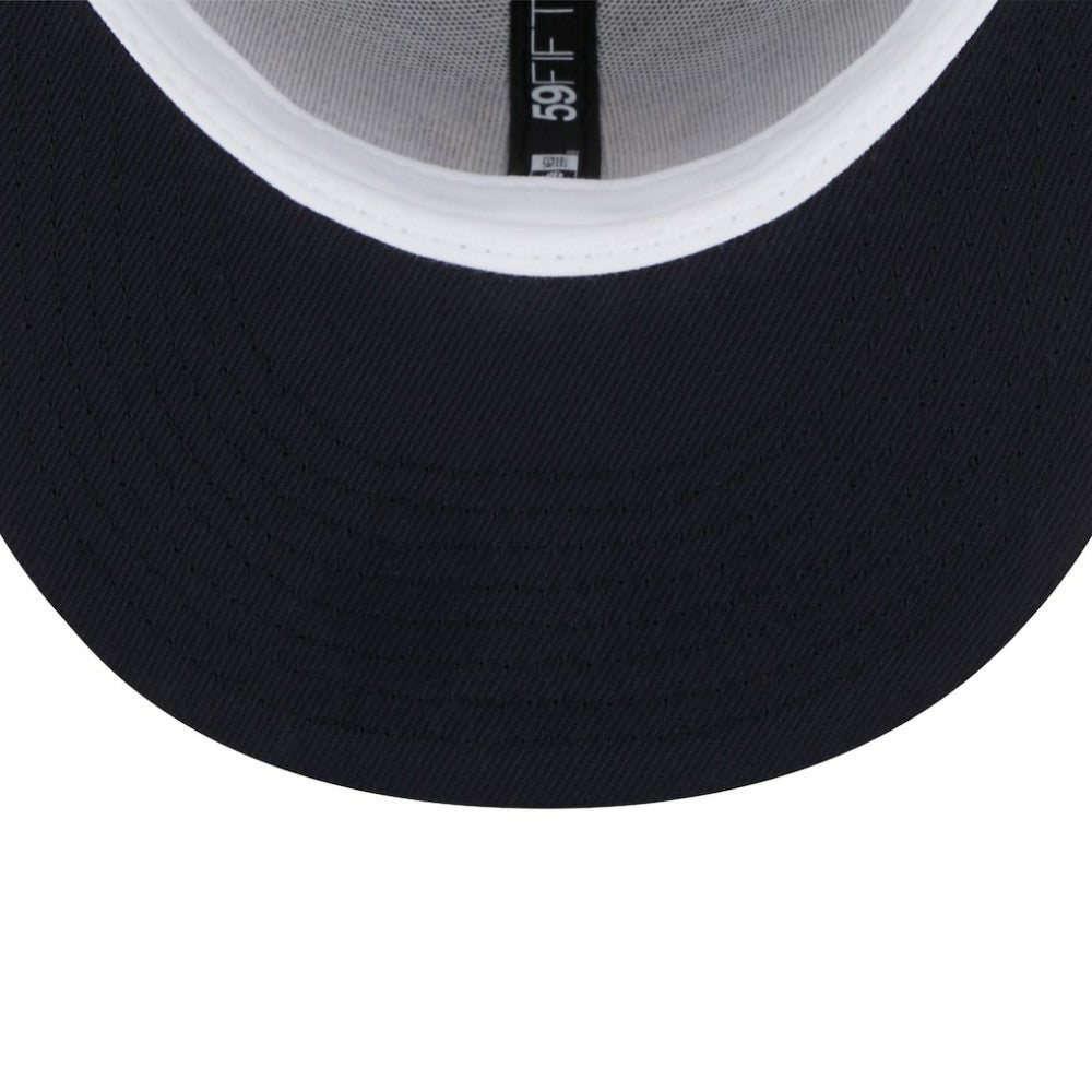 Gray/Red New York Yankees New Era World Series Champions Navy Undervisor 59FIFTY Fitted Hat