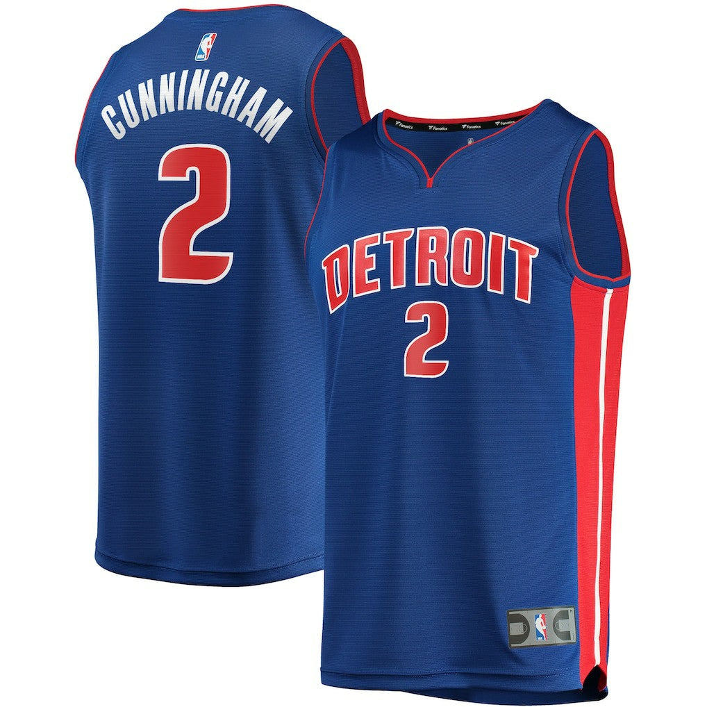 Fanatics Cade Cunningham Detroit Pistons Fast Break Replica Jersey sale