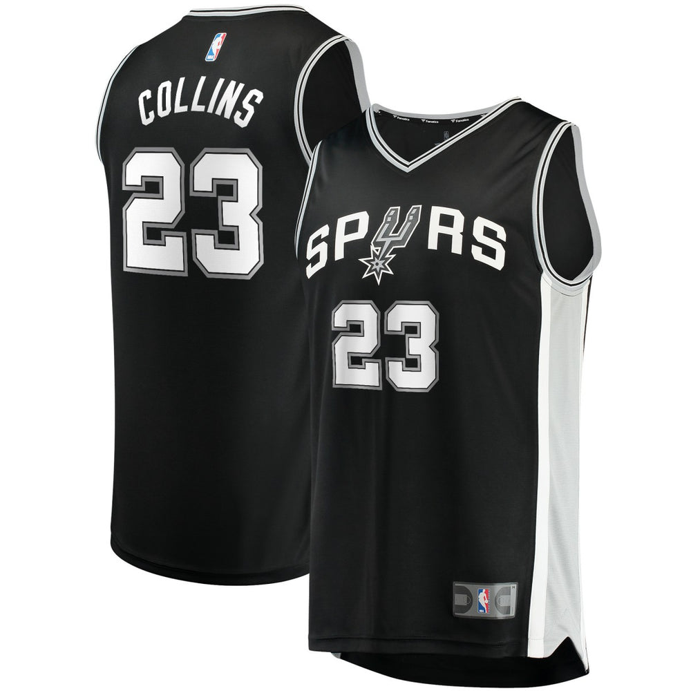 Fanatics Zach Collins San Antonio Spurs Fast Break Replica Jersey