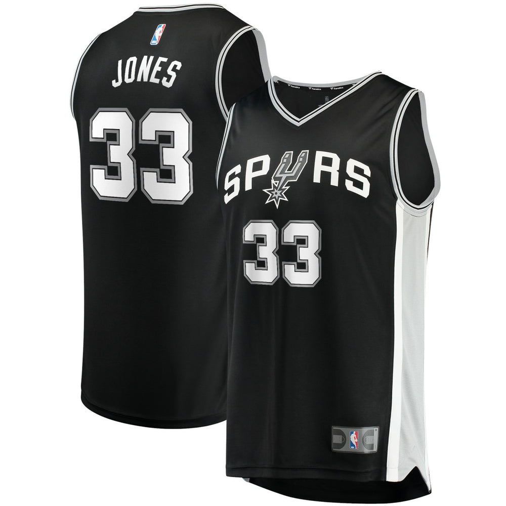 Fanatics Tre Jones San Antonio Spurs Fast Break Replica Jersey