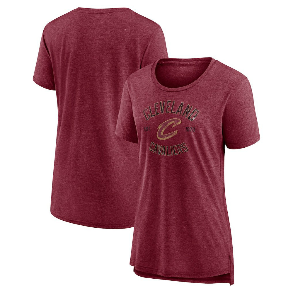 Cleveland Cavaliers Women's Heritage Tri-Blend T-Shirt sale