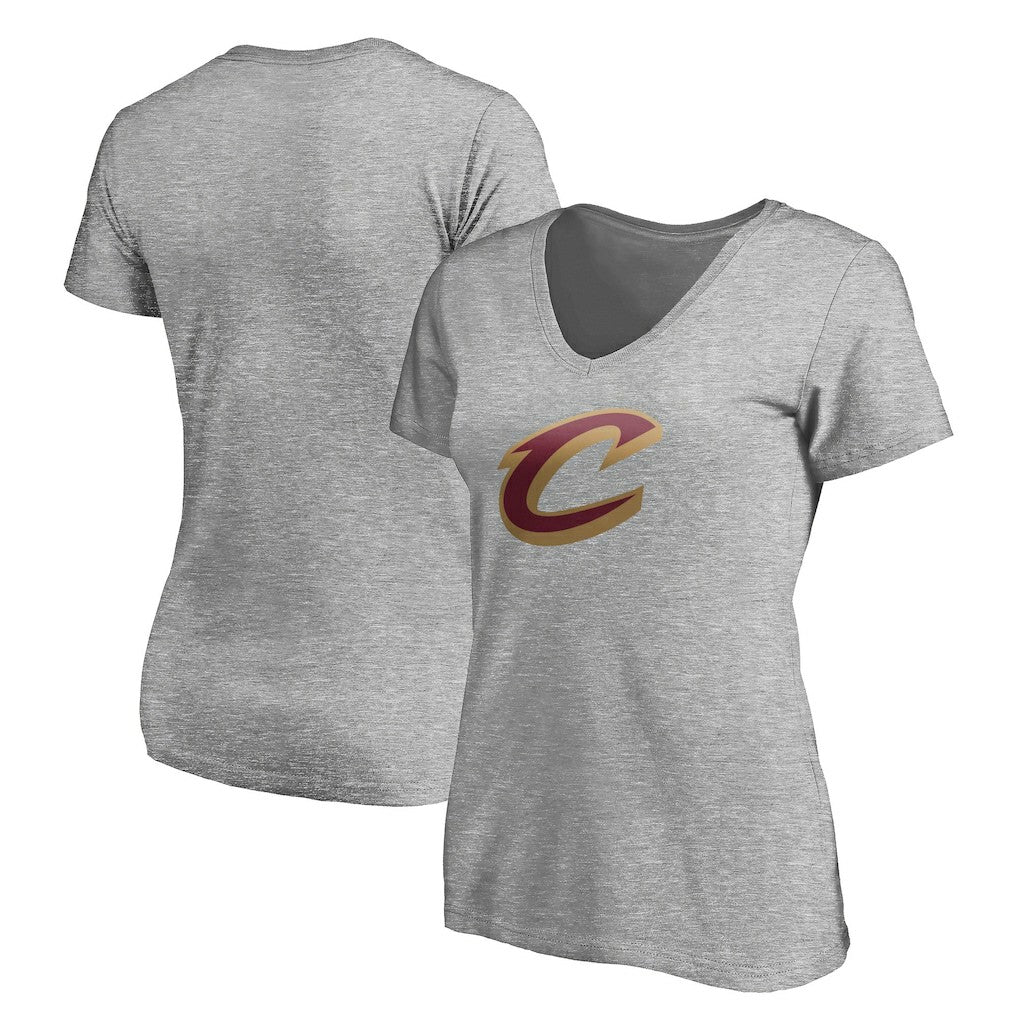 Cleveland Cavaliers Women's Primary Team Logo V-Neck T-Shirt sale