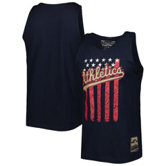 Navy Athletics Mitchell & Ness Cooperstown Collection Stars and Stripes Tank Top
