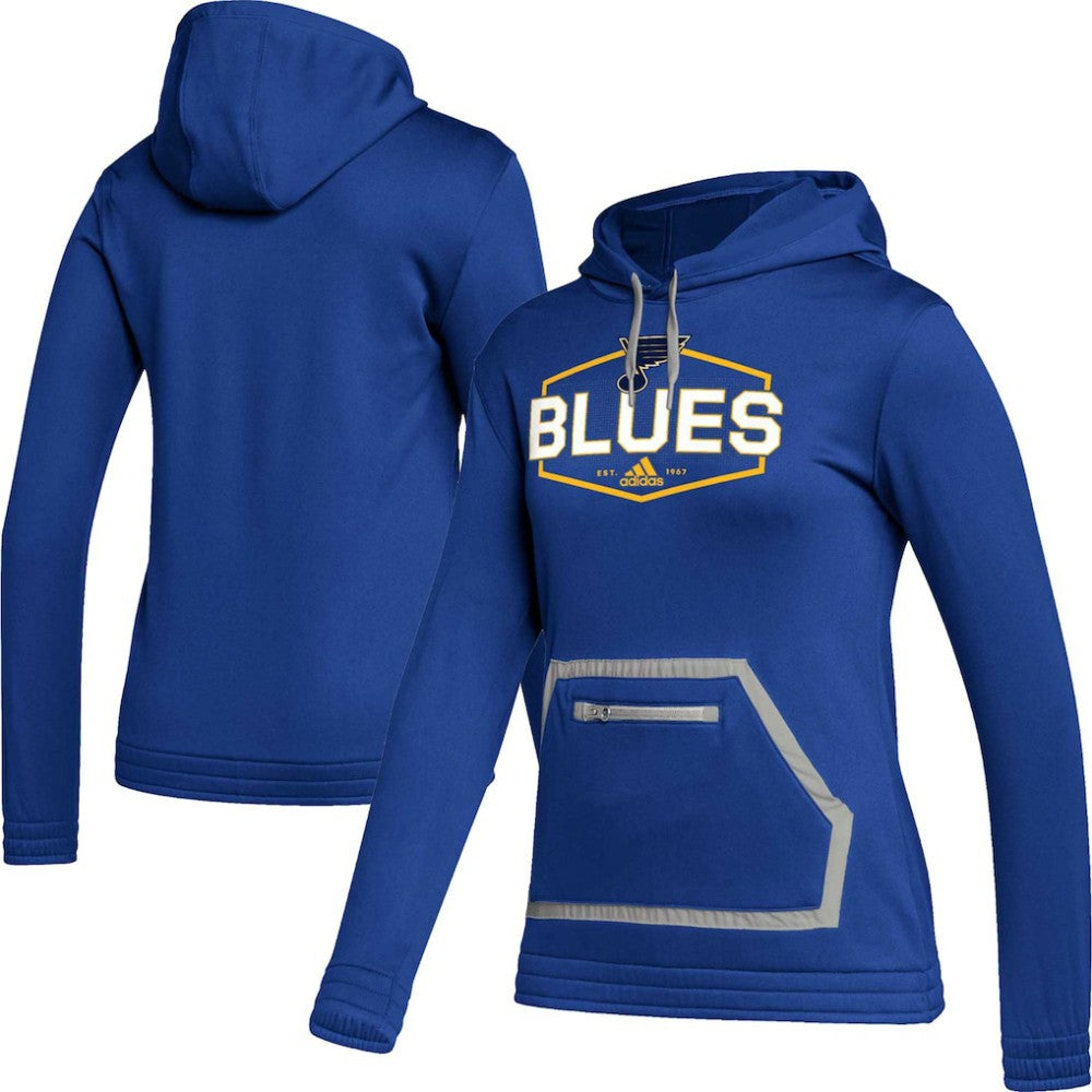 NHL St. Louis Blues adidas Women's Team Pullover Hoodie