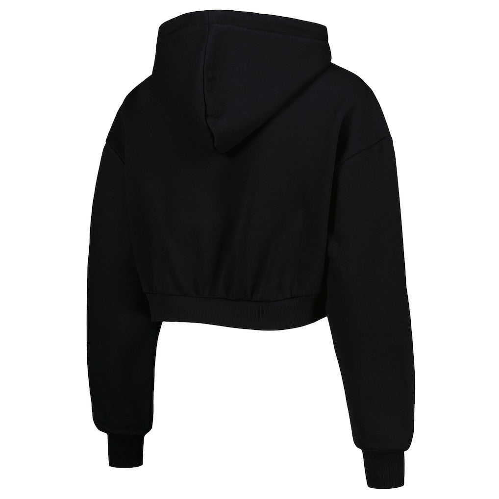 The Wild Collective Women's Cropped Pullover Hoodie - Baltimore Ravens Hoodies