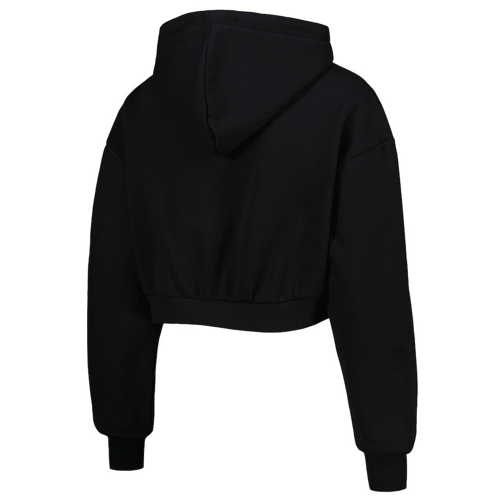 The Wild Collective Women's Cropped Pullover Hoodie - Baltimore Ravens Hoodies