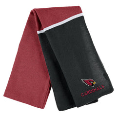 WEAR by Erin Andrews Women's Colorblock Cuffed Knit Hat with Pom and Scarf Set - Arizona Cardinals Hats