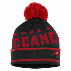 WEAR by Erin Andrews Women's Double Jacquard Cuffed Knit Hat with Pom and Gloves Set - Tampa Bay Buccaneers Hats