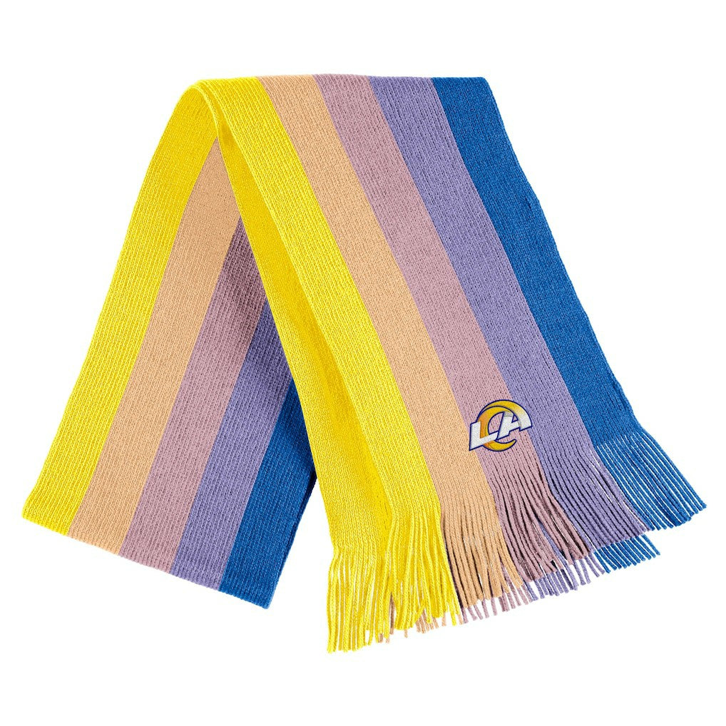 WEAR by Erin Andrews Women's Ombre Pom Knit Hat and Scarf Set - Los Angeles Rams Hats
