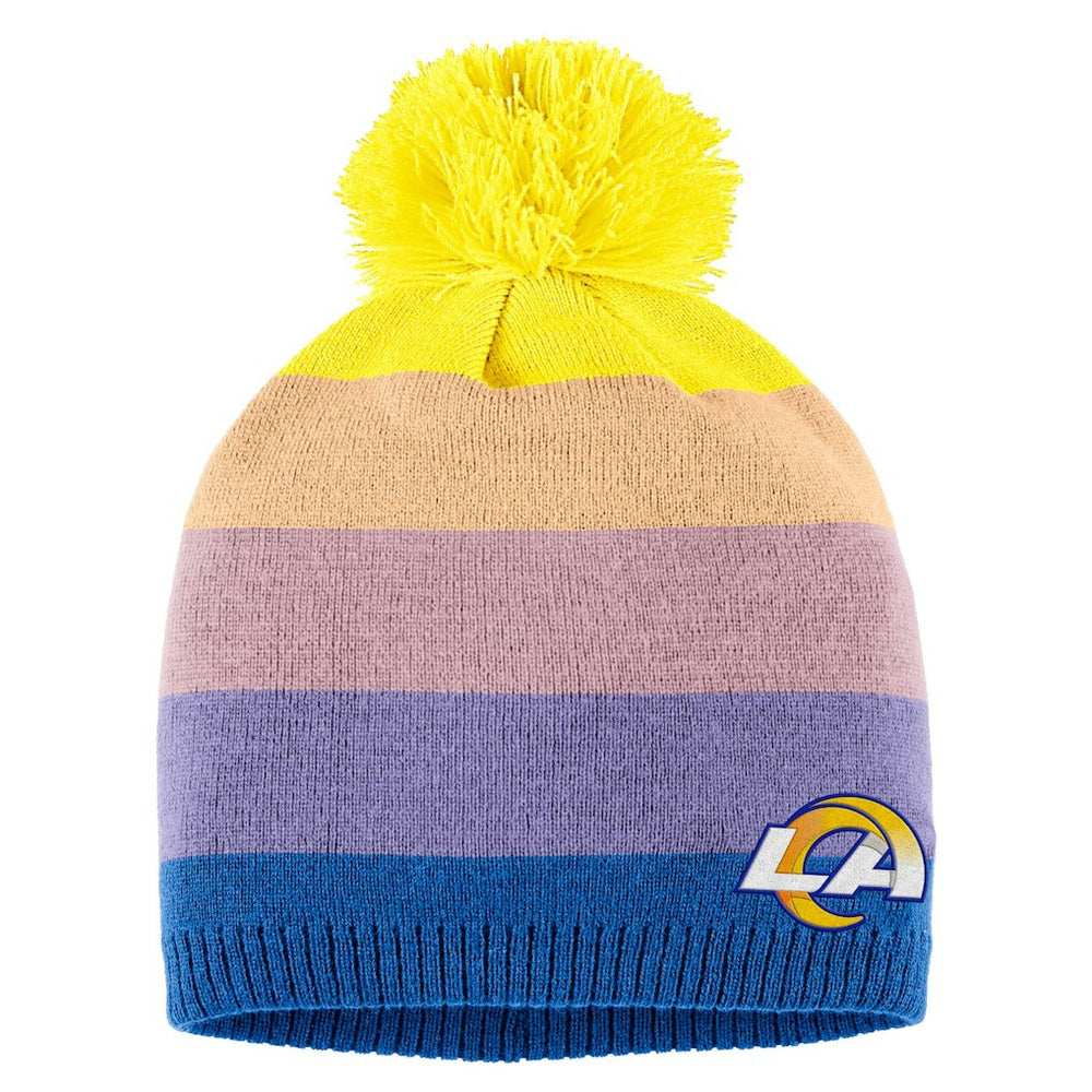 WEAR by Erin Andrews Women's Ombre Pom Knit Hat and Scarf Set - Los Angeles Rams Hats