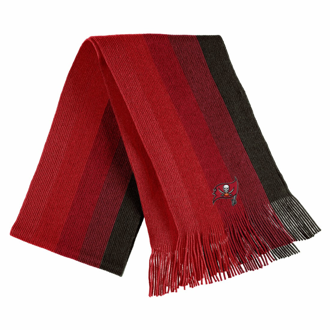 WEAR by Erin Andrews Women's Ombre Pom Knit Hat and Scarf Set - Tampa Bay Buccaneers Hats