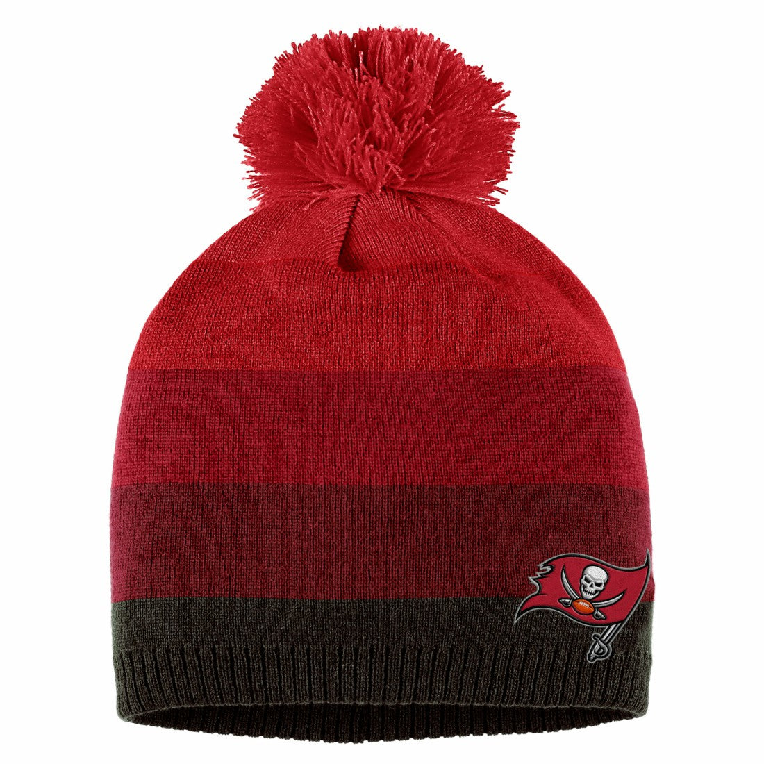 WEAR by Erin Andrews Women's Ombre Pom Knit Hat and Scarf Set - Tampa Bay Buccaneers Hats