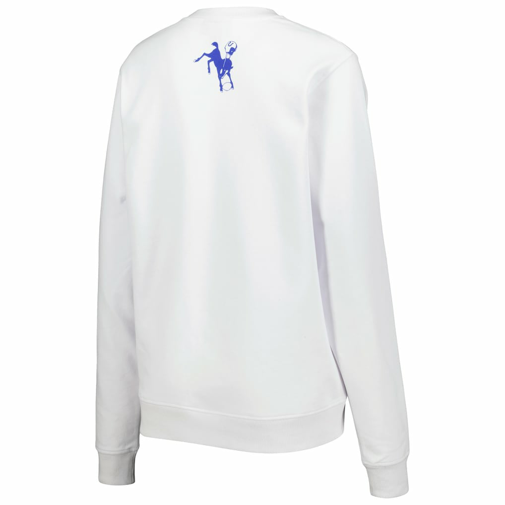 The Wild Collective Women's Cheer V-Neck Fleece Pullover Sweatshirt - Indianapolis Colts Pullover