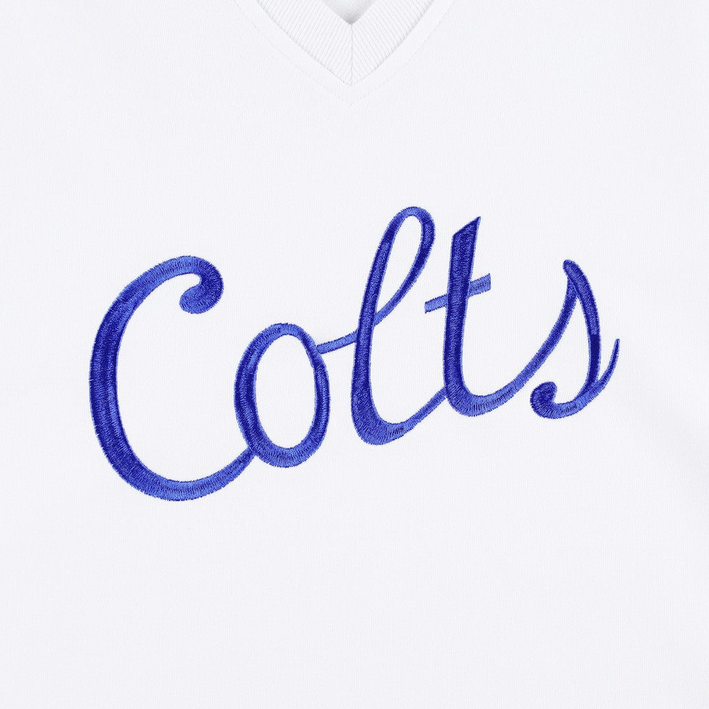 The Wild Collective Women's Cheer V-Neck Fleece Pullover Sweatshirt - Indianapolis Colts Pullover