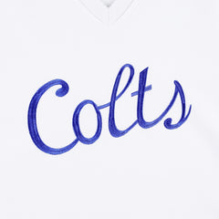 The Wild Collective Women's Cheer V-Neck Fleece Pullover Sweatshirt - Indianapolis Colts Pullover