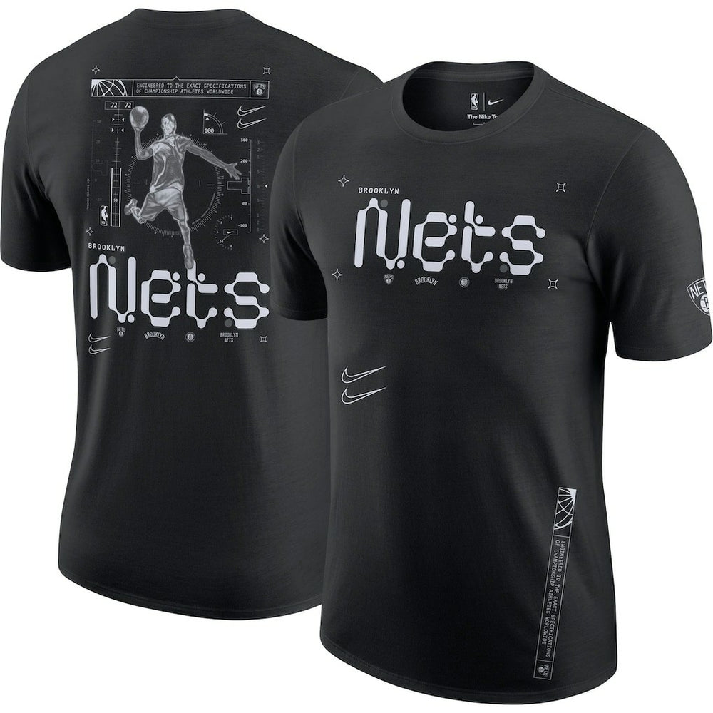 Nike Brooklyn Nets Courtside Air Traffic Control Max90 T-Shirt