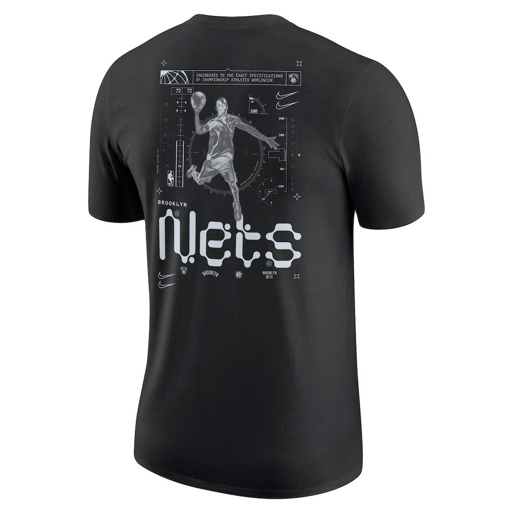 Nike Brooklyn Nets Courtside Air Traffic Control Max90 T-Shirt