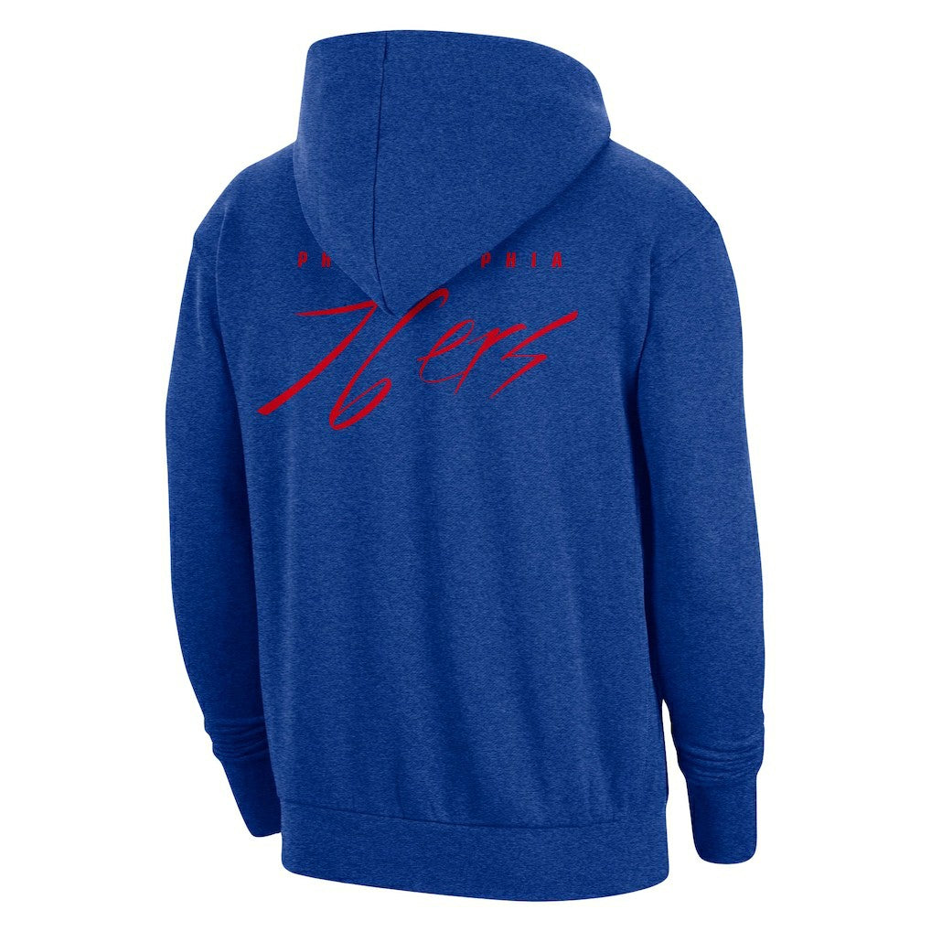 Nike Philadelphia 76ers Courtside Versus Flight Pullover Hoodie